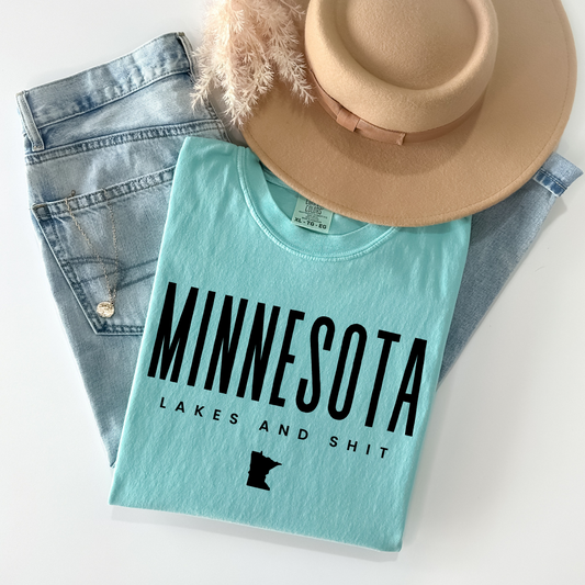 ‘Lakes and Sh*t’ Adult Long Sleeve T-Shirt