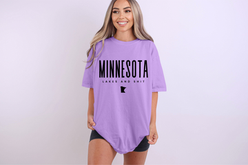 ‘Lakes and Sh*t’ Adult Short Sleeve T-Shirt