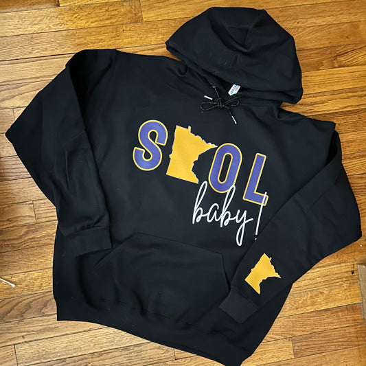 ‘SKOL, Baby!’ Adult Hoodie