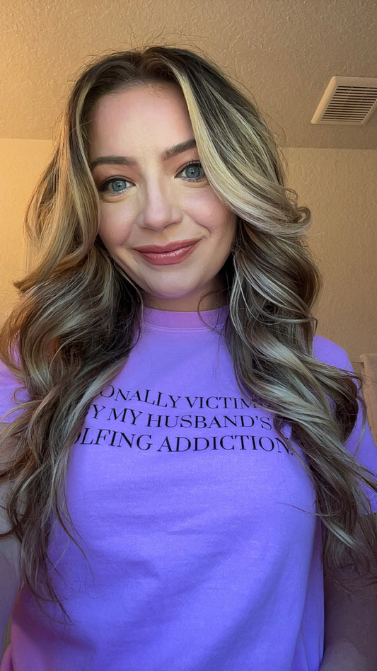 ‘Golfing Addiction’ Adult Short Sleeve T-Shirt