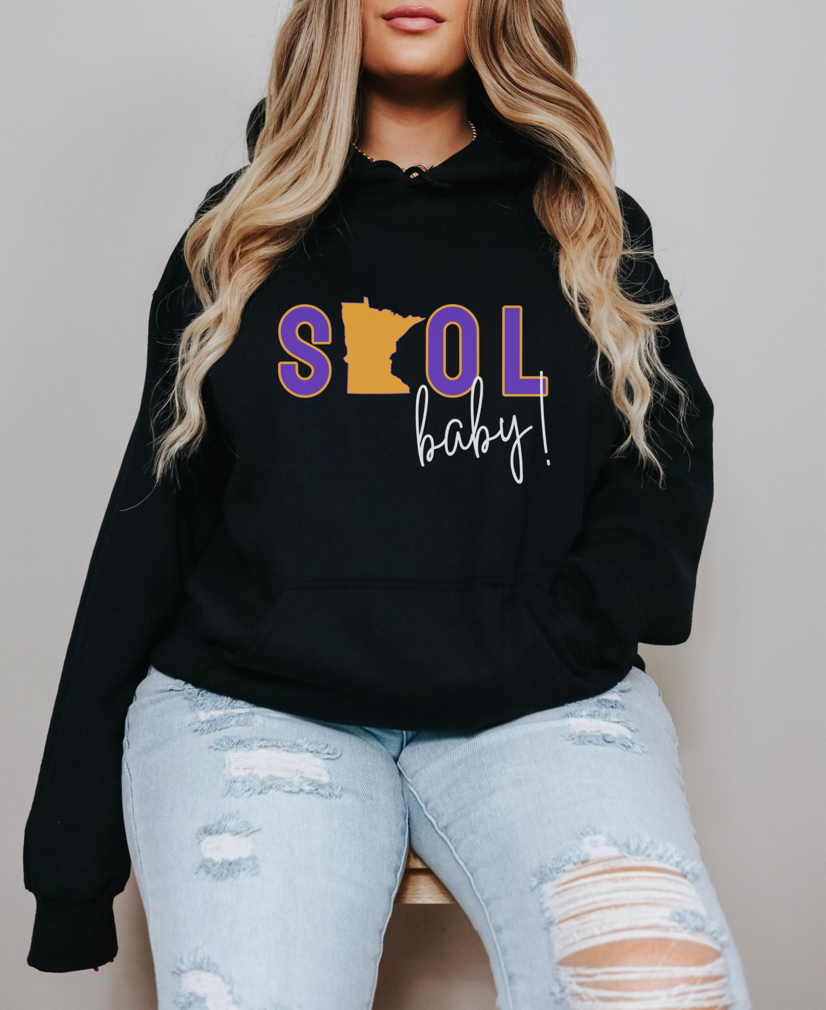 ‘SKOL, Baby!’ Adult Hoodie