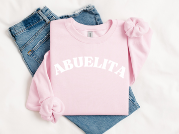 ‘Abuelita’ Adult Sweatshirt - Pink