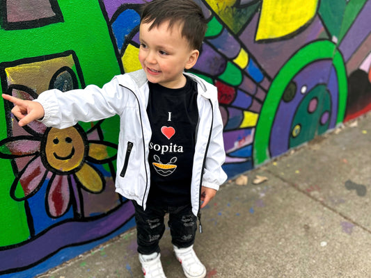 ‘I Love Sopita’ Toddler Shirt - Black