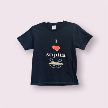 ‘I Love Sopita’ Youth T-Shirt - Black